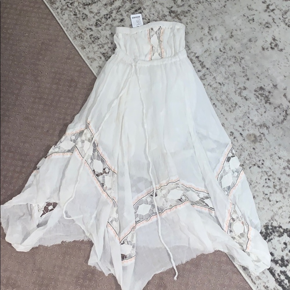 Free people NWT strapless dress